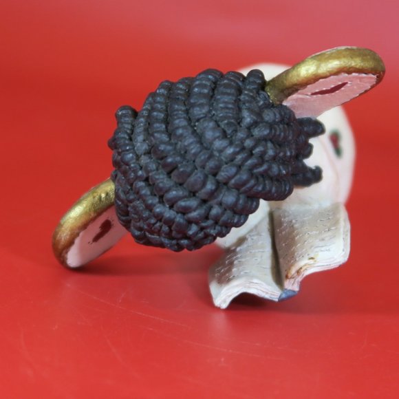 GAIL LAURA VTG 1992 Signed Black African American Christmas Angel Resin Figurine - Picture 7 of 12